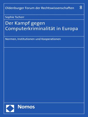 cover image of Der Kampf gegen Computerkriminalität in Europa